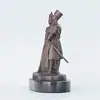 Figuras Europeas de Hombre y Mujer Artesanía Ornamentos de Fundición de Latón Escritorio de Estudio en Casa Decoraciones de Cobre