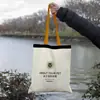 Bolsa de Lienzo Personalizada, Bolso de Mensajero Publicitario, Bolso de Hombro de Algodón con Estampado, Bolsa de Compras, Bolsa de Lienzo Estampada