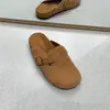Zapatos Birkenstock de cuero genuino con suela gruesa, estilo retro casual para mujer, nuevo modelo 2026 para uso en exteriores, mulas cerradas sin cordones
