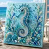 Pintura Diamante DIY Feita à Mão Dia da Independência Americana Transfronteiriça Novos Adesivos de Pérola de Halloween Pintura Decorativa Criativa de Strass