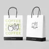 Bolsas de Papel Kraft Personalizadas para Llevar, Catering, Bebidas, Panadería, Empaque, Dulces de Boda y Bolsas de Regalo
