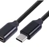 Fábrica de origen venta al por mayor cable de datos USB 3.2 de función completa TIPO-C macho a hembra moldeo por inyección carga rápida 100W