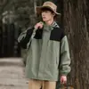 Chaqueta cortavientos con capucha funcional para exteriores, estilo japonés de trabajo, holgada, para primavera y otoño 2026, para hombre y mujer, abrigo de moda para parejas