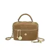 Bolso de Mano Acolchado con Cadena Estilo Coreano para Mujer 2025 Invierno Nuevo Elegante de Alta Calidad Bolso de Hombro Único Cruzado
