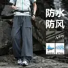 Pantalones de senderismo estilo workwear americano para hombre, modelo fino de verano 2026, pantalones largos deportivos casuales holgados nuevos, admite impresión