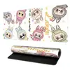 Alfombrilla de Ratón Extra Grande Envío Transfronterizo Dibujos Animados Cuaderno Cojín Engrosado para Gaming Costura en el Borde Directo de Fábrica