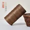 Fio de seda gelada, fita plana de algodão mercerizado e linho para almofadas tecidas à mão DIY, sapatos, chapéus de proteção solar primavera/verão e tecelagem de bolsas