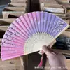 Abanico de Bambú Personalizado Estilo Antiguo, Abanico Plegable Portátil de Verano, Abanico de Danza Estilo Japonés, Abanico Antiguo Hanfu, Abanico para Mujer Estilo Japonés, Abanico Plegable Pequeño