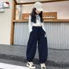 Pantalones de chándal para niña con colaboración de Kuromi Otoño 2026 Estilo Nuevo con Estampado de Corazón en los Puños, Venta al por Mayor para Niños Mayores