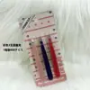 Pinzas para depilar cejas de acero inoxidable sujetas en el almacén, pinzas inclinadas de punta plana para depilar cejas, herramienta de belleza para maquillaje, pinza para cejas 96