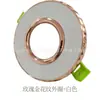 Anillo exterior de bombilla GU10 con patrón de flechas personalizado de fábrica, carcasa de soporte para focos GU5.3, accesorios de hardware para carcasa MR16