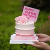 2025 Decoración de Pastel de Clavel para el Día de la Madre Adorno Celebridad de Internet Mamá Hada Felices Fiestas Adorno para Pastel de Flores