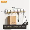 Gancho Plegable Invisible Negro Dorado Gancho para Ropa Montado en Pared Gancho para Puerta sin Taladro Gancho para Toallas de Baño Gancho para Ropa de Almacenamiento Montado en Pared