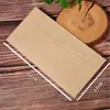 11*22cm Cartão de Cumprimentos Retrô Ocidental Nº 5 Envelope de Papel Kraft Papel de Carta Simples Branco/Preto em Branco