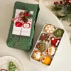 Caja de Hierro Cuadrada Vacía para Navidad 2026 Caja de Regalo de Dulces Caja de Hojalata para Snacks Galletas Galletas Caja de Embalaje de Regalo