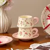 Conjunto de Louça Cerâmica Estilo Country "Dama em Esplendor" Branco Leitoso Esmaltado - Tigelas Domésticas, Xícaras, Pratos - Presente de Casamento, Presente de Inauguração de Casa