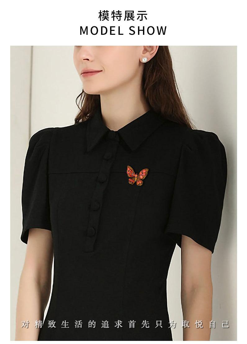 复古宫廷风立体蝴蝶胸针时尚高级感昆虫胸花小众新品