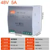 Fonte de alimentação chaveada para trilho Mingwei DR-240-24V AC220V para DC24V12V48 fonte de alimentação industrial fornecimento direto da fábrica