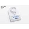 Camisas de vestir de algodón DP de 100 unidades, listas para usar, resistentes a las arrugas, de color liso, para hombres y mujeres, disponibles en manga corta y larga, y lavables a máquina
