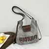 Bolso Tote Trendy Estilo Coreano Invierno 2025 Nuevo Nicho Popular Mochila de Gama Alta Bolso de Hombro Casual para el Trabajo