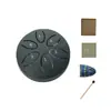 Instrumento Musical Tambor Etereo de 3 Polegadas e 6 Tons para Crianças, Tambor para Alívio de Estresse para Iniciantes, Instrumento de Percussão, Tambor de Língua de Aço, Tambor de Bolso, Exportação