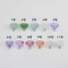 Mini Colgante de Uña Flor de Loto de Vidrio Ojo de Oveja Estilo Antiguo Accesorios para el Cabello Accesorios para Pendientes Llavero de Teléfono DIY Pulsera Cuentas Decorativas