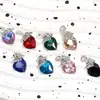 Accesorios de Colgante de Corazón de Nuevo Estilo Transfronterizos, Colgantes Nuevos de Aleación Coloridos de Moda, Accesorios para Joyería de Pulsera y Collar DIY