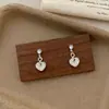 Coleção de Brincos Sereia Laser Gradiente Ji Love Femininos Agulha de Prata Design Nicho Exquisitos Super Fada Brincos Coloridos