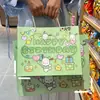 Bolsa de Cartón Rígido Estilo Nuevo de Mezclilla Shin-Chan, Bolsa de Hombro de Gran Capacidad, Bolsa de Almacenamiento, Versión Engrosada Linda de Navidad Crayon Shin-Chan