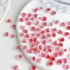 Rosa Rosa Seca Joias para Nail Art Gradiente Camélia Desabrochando Flor Estéreo Artificial Diamante de Resina para Decoração de Unhas