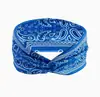 Faixa de Cabelo Estampada, Faixa de Cabelo com Nó, Faixa de Cabelo Feminina de Aba Larga Moderna e Versátil Mais Vendida no Exterior, Esportiva para Absorver o Suor