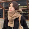 Bufanda para Mujer en Invierno, Versátil y Cálida, Protector de Cuello para Pareja Estudiante, Lana Tejida Imitación Cachemir, Bufanda para Niñas, Gama Alta para Hombres