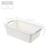Cesta de armazenamento engrossada Estrutura de armazenamento portátil Cozinha Lavagem Alimentos Snacks Sundries Caixa de armazenamento Desktop Cesta de legumes de frutas