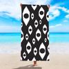 Toalla de playa absorbente de secado rápido, impresa, de microfibra, de terciopelo de doble cara, para natación, protector solar, chal, venta al por mayor