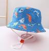 Sombrero Delgado de Verano para Niños Sombrero para el Sol con Protección Solar de Primavera y Verano Sombrero de Pescador a Prueba de Viento Sombrero de Cubeta para Bebé