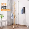 Perchero de Madera Maciza para Piso Perchero de Ropa para Dormitorio Perchero Vertical para Ropa para el Hogar Perchero para Bolsos de Interior de Oficina Otoño/Invierno