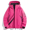 Chaqueta Exterior para Mujer 25 Nuevo Estilo Casual Tres en Uno para Figuras Menudas, Cortavientos e Impermeable, Chaqueta de Pareja de Gama Alta y Elegante