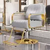 Silla Guerrera Negra para Cortar el Cabello, Silla de Peluquería Ajustable, Silla para Salón de Peluquería, Silla de Peluquería para Salones de Peluquería, Diseño Moderno Minimalista de Moda