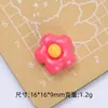 Flores Pequeñas Coloridas de Dibujos Animados Infantil Hecho a Mano DIY Accesorios para Joyería Pegamento de Crema Resina Pequeños Accesorios Material para Pasadores