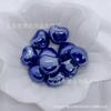 Cuentas de cerámica con forma de corazón de durazno esmaltado, cuentas sueltas de corazón para bricolaje, pulsera tejida hecha a mano, collar, accesorios de joyería, lote de fábrica