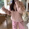 25 Años Otoño e Invierno Estilo Japonés Cuello Redondo Suelto Tejido de Punto Trenzado para Mujer Estilo Gentil Suave Ceroso Grueso Jersey Tejido de Punto Top Interior