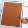 Carpeta A4 de Cuero Tablero de Succión Magnética Clip Pad Suministros de Oficina para Negocios Almacenamiento de Archivos de Información para Conferencias Zhao Zhiyou