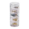 Caja de almacenamiento antioxidante para joyas, portátil, sellada, para aretes, collares, clasificación, venta al por mayor
