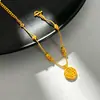 Pulsera de Estilo Antiguo Chapada en Oro Carácter de la Fortuna Ojo de Gato Cepillado Perla de la Fortuna Alta Retención de Color Joyería Popular de Transmisión en Vivo Envío Directo de Fábrica