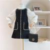 Vestido para Niña con Retazos de Tweed, Estilo Princesa, Nueva Moda Otoño 2026, Ropa Infantil al por Mayor de Comercio Exterior