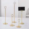 Portamenús de Acero Inoxidable para Restaurante Pinza para Menú Soporte para Menú Vertical Pinza para Menú de Buffet Portatarjetas Portatarjetas de Visita Portatarjetas de Mesa 12
