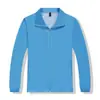 Chaqueta Impermeable de una Sola Capa, Ropa de Trabajo Personalizada de Manga Larga con Texto Impreso, Uniforme de Voluntario para Actividad Grupal, Al por Mayor en Stock
