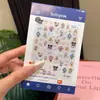 Adesivos de Unha Labubu Série Labubu Relevo Desenho Animado Fofo Popular Agite Rápido Adesivos de Unha Atacado