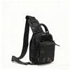 Bolso cruzado de un solo hombro para hombres entusiastas militares deportivos transfronterizos, bolsa táctica de pecho láser camuflada, bolsa bandolera portátil para exteriores para ciclismo