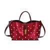 Bolsos para Mujer, Bolsos Personalizados de Perlas, Bolsos Cruzados Casuales para Mujer, Color Sólido, Bolsos de Mano Sencillos y de Alta Gama para Mujer, Bolsos de Hombro